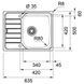 Кухонная мойка FRANKE SPARK SKL 611-63 101.0598.808, нержавеющая сталь 800006704 фото 2