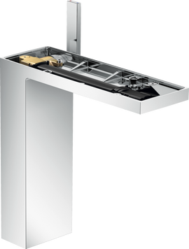 Смеситель для раковины AXOR MYEDITION 47022000, однорычажный, 230, с донным клапаном Push-Open, без панели 71452 фото