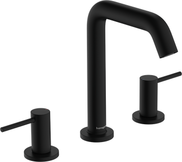 Смеситель для раковины с донным клапаном HANSGROHE TECTURIS S 73330670, черный матовый 800004065 фото