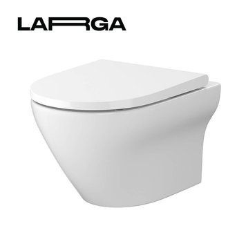 Унитаз подвесной CERSANIT LARGA S701-472, СЕТ В331, белый 80000003356 фото