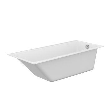 Ванна акриловая с ножками CERSANIT CREA S301-226, 170x75, белый 80000001495 фото