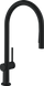 Змішувач для кухонної мийки з висувним душем HANSGROHE TALIS M54 72800670, чорний матовий 92446 фото 1