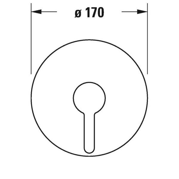 Смеситель для душа скрытого монтажа DURAVIT C.1 C14210010010 800006155 фото