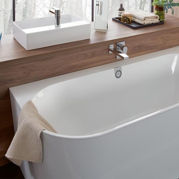 Комплект підключення води до злив-переливу для ванни VILLEROY & BOCH ACCESSORIES UPCON0136, хром 73581 фото