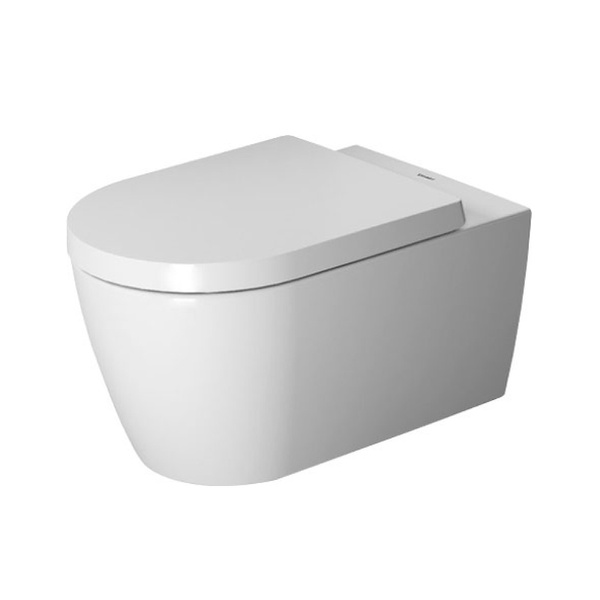 Унитаз подвесной DURAVIT ME BY STARCK 45290900A1, Rimless, с крышкой SoftClose 63260 фото