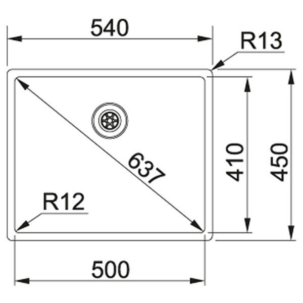 Кухонная мойка FRANKE BOX BXX 210/110-50 127.0369.282, нержавеющая сталь 800006955 фото