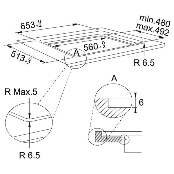 Индукционная варочная поверхность FRANKE Smart FSM 654 I B BK 108.0606.108 800006555 фото