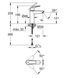 Смеситель для умывальника GROHE EUROSMART NEW 233242433, черный матовый 95886 фото 3