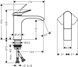 Смеситель для раковины HANSGROHE VIVENIS 75022000 83857 фото 4
