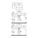 Умивальник підвісний DURAVIT D-CODE 23105500002, 55х43 см 800006055 фото 3