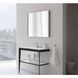 Зеркало с подсветкой DURAVIT XVIU XV70330B2B20000, 1020x800x40 мм, черный матовый 800006105 фото 2