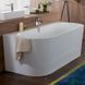 Комплект підключення води до злив-переливу для ванни VILLEROY & BOCH ACCESSORIES UPCON0136, хром 73581 фото 2