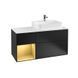Тумба под раковину VILLEROY & BOCH FINION G141HFPD, черный 800005614 фото 1