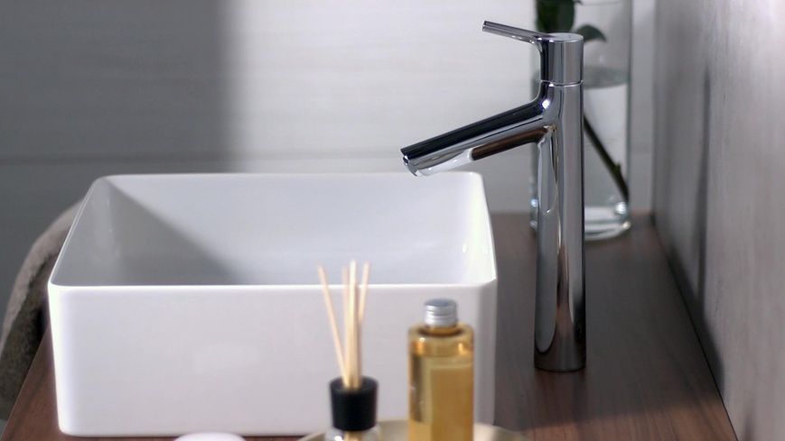 Змішувач для раковини з високим виливом HANSGROHE TALIS S 72032000 54966 фото