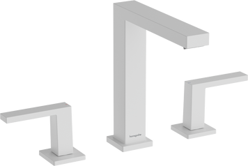 Смеситель для раковины с донным клапаном HANSGROHE TECTURIS E 73030700, белый матовый 800004066 фото