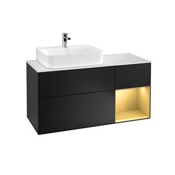 Тумба под раковину VILLEROY & BOCH FINION G151HFPD, черный 800005615 фото