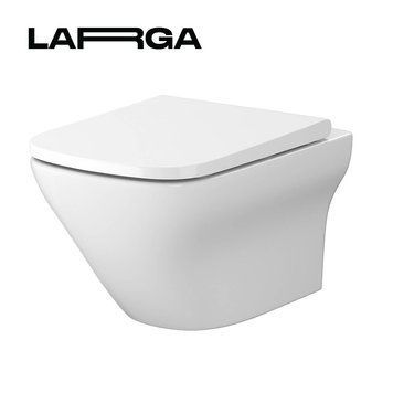 Унитаз подвесной CERSANIT LARGA S701-473, СЕТ В332, белый 80000003357 фото