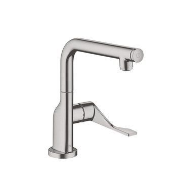 Кухонный смеситель AXOR CITTERIO 39860800, однорычажный, Select 230, с поворотным изливом, сталь 58674 фото