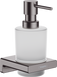 Диспенсер для рідкого мила HANSGROHE ADDSTORIS 41745340, чорний матовий хром 89163 фото 1