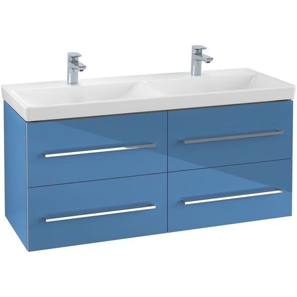 Умивальник підвісний подвійний VILLEROY & BOCH AVENTO 4A23CK01, 120x47, білий 74201 фото