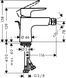 Змішувач для біде HANSGROHE TALIS E 71720670, чорний матовий 73906 фото 2