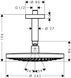 Верхний душ HANSGROHE RAINDANCE SELECT 26467400, хром с белым 43263 фото 2