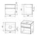 Тумба с умывальником IMPRESE BLATNA f32008W, белый 76827 фото 2