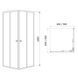 Душевая кабина RJ VELUM 80x80 80RZ082Linia 78781 фото 2