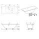 Ванна акрилова GEBERIT SELNOVA SQUARE 180x80 554.004.01.1 з ніжками 85115 фото 2