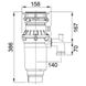 Измельчитель пищевых отходов измельчитель пищевых отходов FRANKE Turbo Elite Slimline TE-75S 134.0607.344, красный 800007106 фото 2