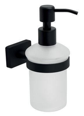 Дозатор для мыла FERRO GRETA AGR34BL, черный матовый 800001627 фото