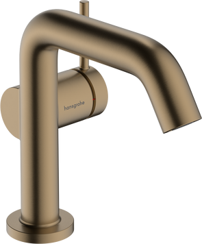 Смеситель для раковины с донным клапаном HANSGROHE TECTURIS S 73323140, бронза сатин 800004081 фото