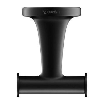 Двойной крючок для полотенца DURAVIT STARCK T 0099304600, черный матовый 800006071 фото