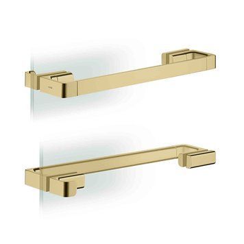 Ручка для двери душевой AXOR UNIVERSAL SOFTSQUARE 42837990, 444 мм, золото 800005560 фото