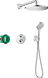 Душова система з термостатом HANSGROHE CROMA 27954000 800003731 фото 1