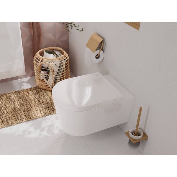 Держатель для туалетной бумаги HANSGROHE ADDSTORIS 41753140, полированная бронза 85478 фото