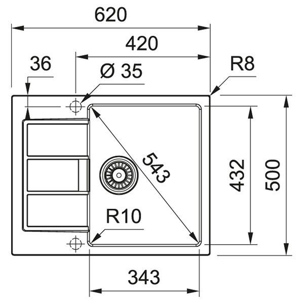 Кухонная мойка FRANKE SIRIUS S2D 611-62 143.0671.742, бежевый 800006721 фото