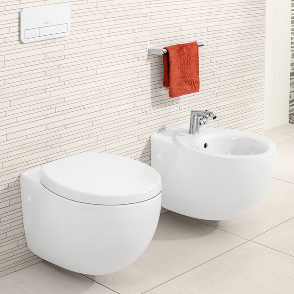 Сиденье с крышкой для унитаза VILLEROY & BOCH AVEO NEW GENERATION 9M57S1R1, белый 41633 фото