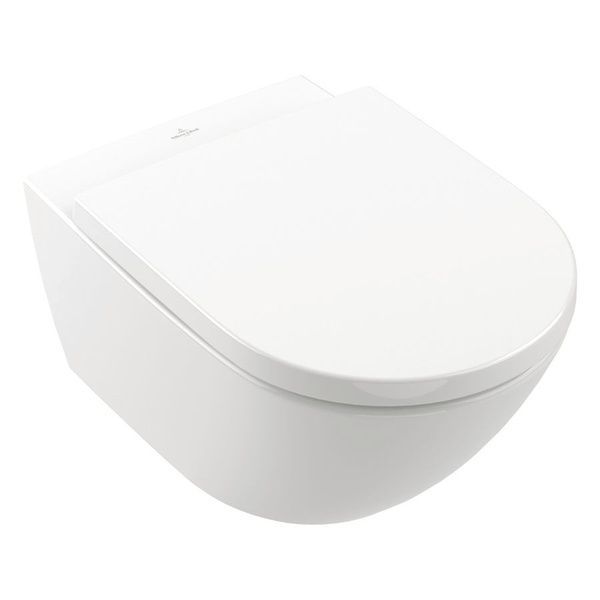 Кришка для унітазу VILLEROY & BOCH SUBWAY 3.0 8M4261RW, CeramicPlus, білий матовий 800005730 фото