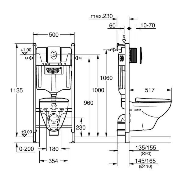 Набор инсталляционный GROHE SOLIDO 39116000 84789 фото