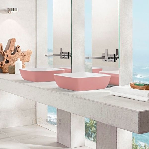Умивальник на стільницю VILLEROY & BOCH ARTIS 417258BCT0, 58x38, Powder, рожевий 800005680 фото