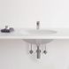Умывальник встраиваемый VILLEROY & BOCH O.NOVO A41626001+41755000 комплект с крючком HANSGROHE, 60x35, белый 36972 фото 5