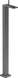 Смеситель для раковины AXOR MYEDITION 47042340, однорычажный, напольный, с донным клапаном Push-Open, без панели, черный 75114 фото 1