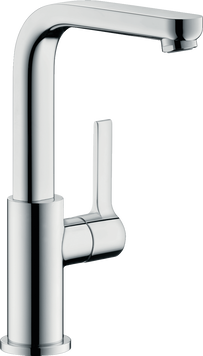 Смеситель для раковины с поворотным изливом и донным клапаном HANSGROHE METRIS S 31159000 33179 фото