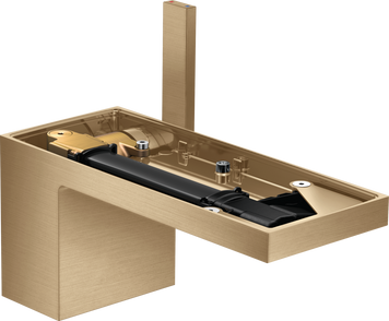 Смеситель для раковины AXOR MYEDITION 47012140, однорычажный, 70, с донным клапаном Push-Open, без панели, бронза 800005096 фото