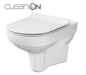 Унитаз подвесной CERSANIT CITY K701-143, 794 CLEAN ON SLIM, белый 80000003358 фото