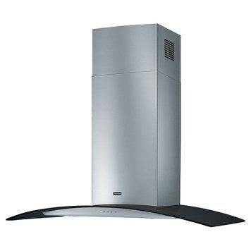 Кухонная вытяжка FRANKE GLASS SOFT FGC 925 BK/XS LED 110.0389.116, нержавеющая сталь 800006657 фото
