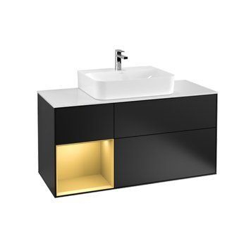 Тумба под раковину VILLEROY & BOCH FINION G161HFPD, черный 800005616 фото