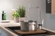 Змішувач для кухонної мийки з висувним душем HANSGROHE TALIS SELECT M51 73867800, нержавіюча сталь 71424 фото 4