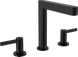 Змішувач для раковини зі зливним гарнітуром HANSGROHE FINORIS 76034670, чорний матовий 87579 фото 1